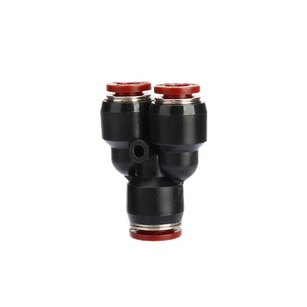 PY型三通气管快速接头 气动T型等径变径快速接头PE